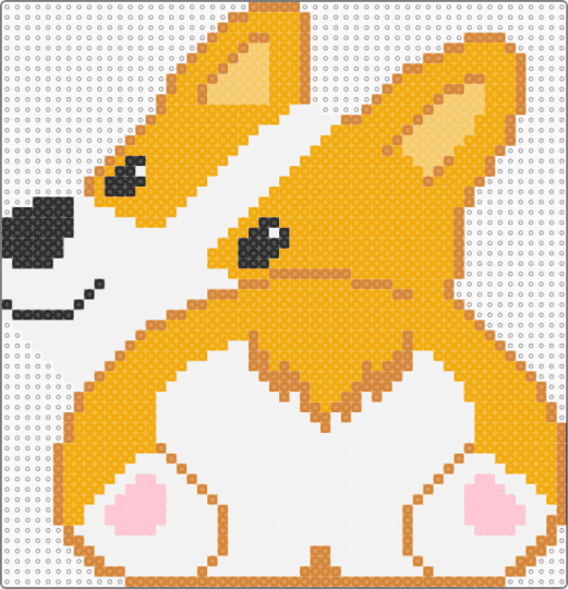 Corgi Butt - butt, corgi, orange, sploot