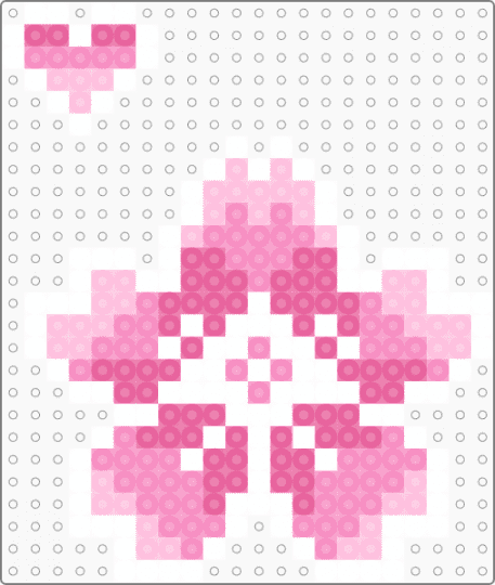 Flor de Cerejeira - Rosa - Mod. 2 - pink, white