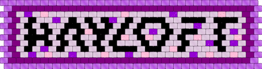 Hayloft logo long purple glitter - pink, purple