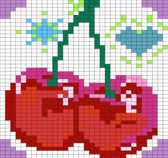 Cherry - pink, red, white