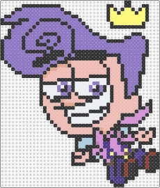 pri - peri,fairly odd parents,fairy,character,crown,smile,cartoon,tv show,purple,pink