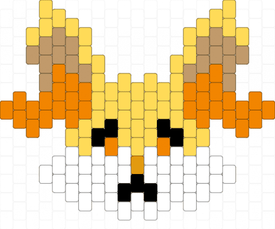 Braixen Charm - orange, yellow
