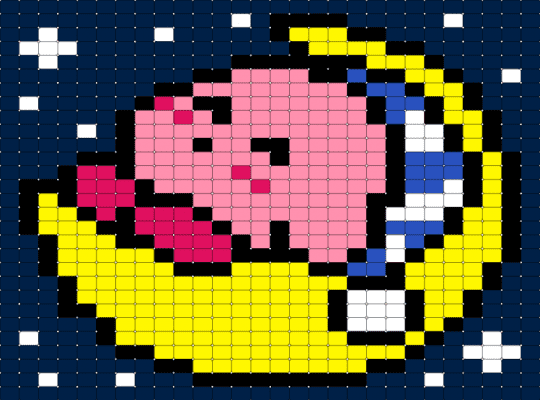 Sleeping Kirby - blue