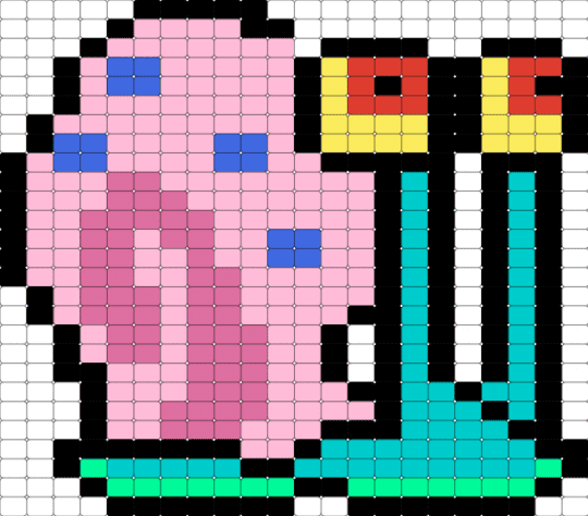 Gary the Snail - pink, teal