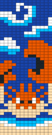 kingler - blue, orange