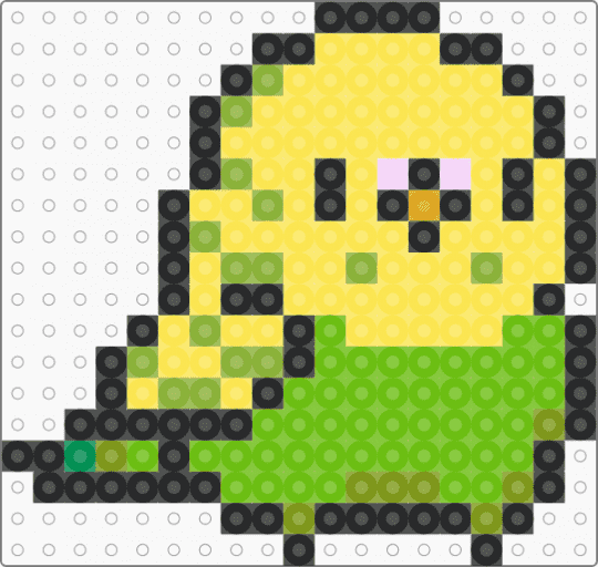 Pajarit - green, yellow