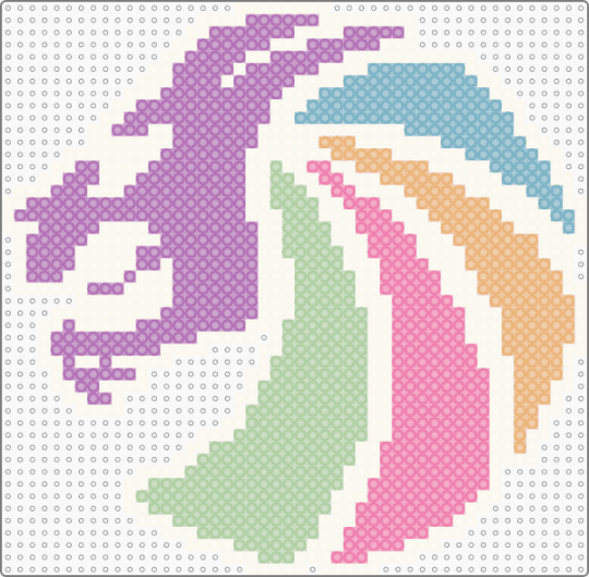 Seven Lions Glow Smaller - pink, teal