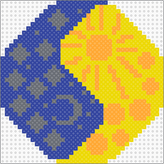 Sun & Moon - purple, yellow