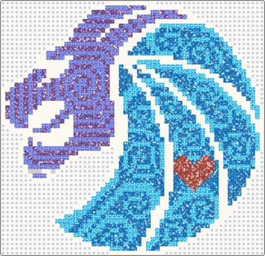 Seven Lions Ocean 2 - blue, light blue, purple