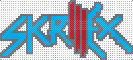 Skrillex - gray, light blue
