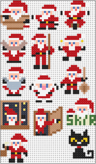 Icelandic julelads - beige, red, tan