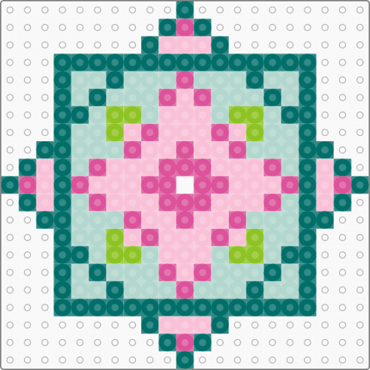 Flower Flowstar Mini - flower, flowstar, light blue, pink, teal