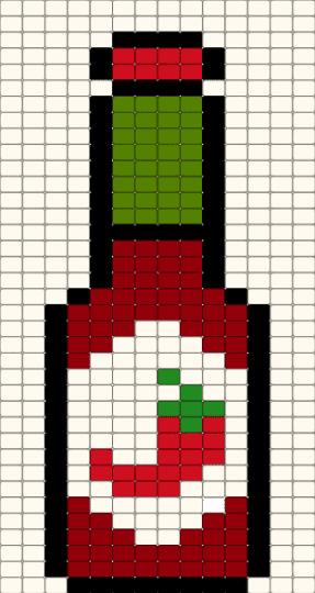 hot sauce - green, red, white