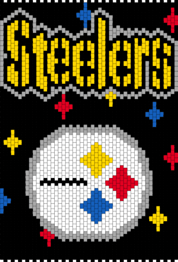Steelers - beige, black, yellow