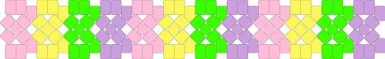 pink yellow green purple x base - pink