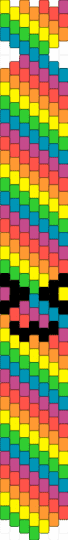Rainbow >w< tie - colorful, green, orange, pink, rainbow, stripes, tie