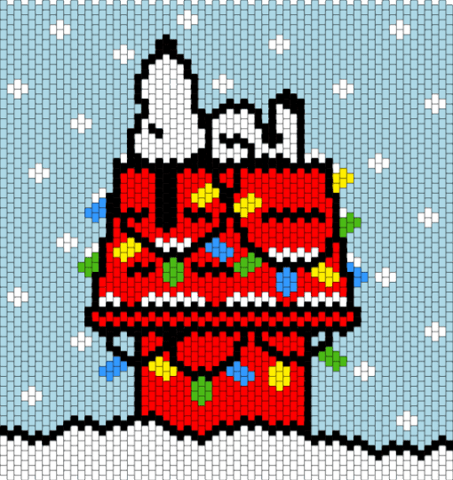 Snow Day Snoopy Tapestry - christmas, holiday, light blue, peanuts, snoopy, snoopy peanuts, snow, snowflake, winter