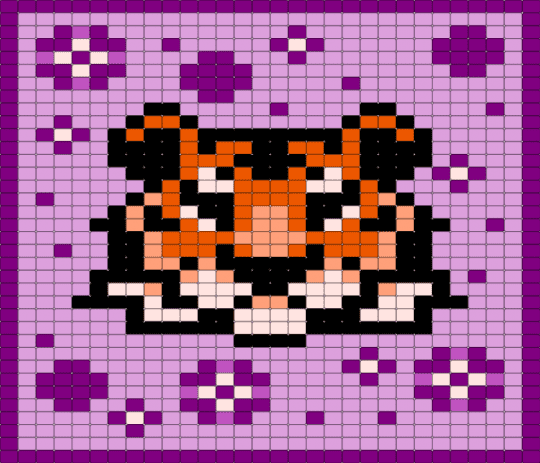 Tiger Tapestry [small] - pink
