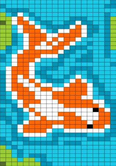 Koi - light blue