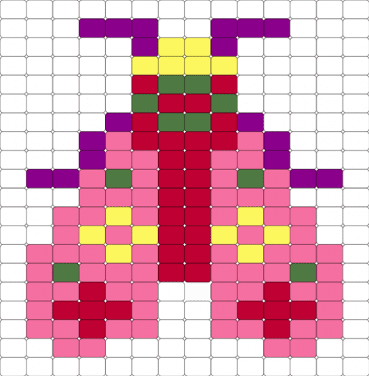 Mini Moth - cotdboutiques, pink, red, white