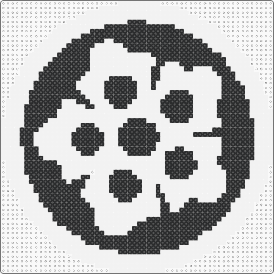 2012 TMNT Hamato Logo (4 boards total) - black, white