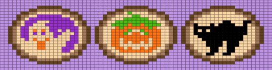 Halloween Cookie Tapestry - beige, pink