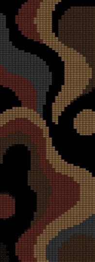 Moody Abstract September - brown, tan