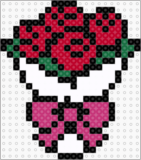 Flower Bouquet - pink, red