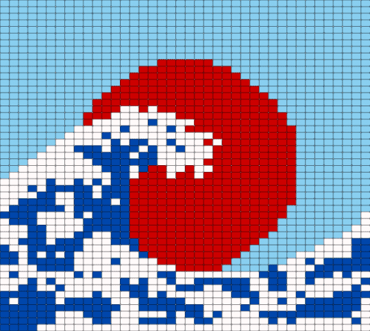 Great Wave - light blue