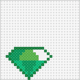Green Chaos Emerald - chaos emerald,sonic the hedgehog,diamond,gem,video game,sega,green