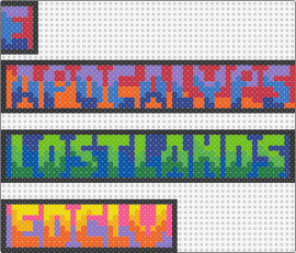 Apocalyse Also and edclv - lost lands,apocalypse,edc,festival,music,sign,banner,logo,text,edm,colorful,orange,purple,green,blue