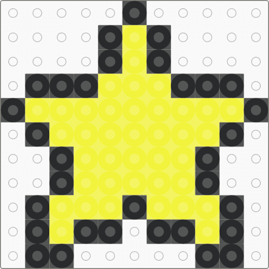 Star - black,yellow