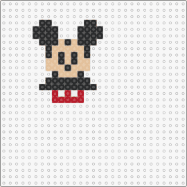 micky mouse - mickey mouse,disney,simple,charm,character,black,tan