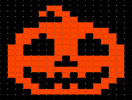 Pumpkin - black, red