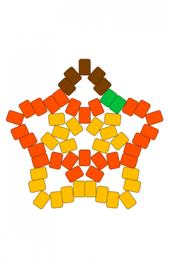 Jack-o’-lantern star - halloween, orange, pumpkin, yellow