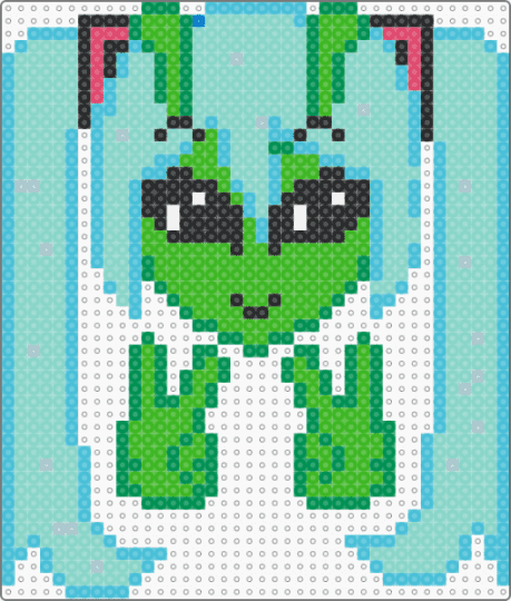 Glorp snow miku - character, green, hatsune miku, light blue, vocaloid