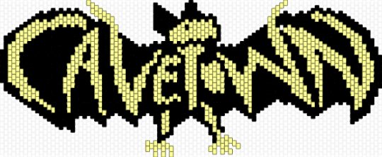 Cavetown bat thing - bat, black, cavetown, yellow