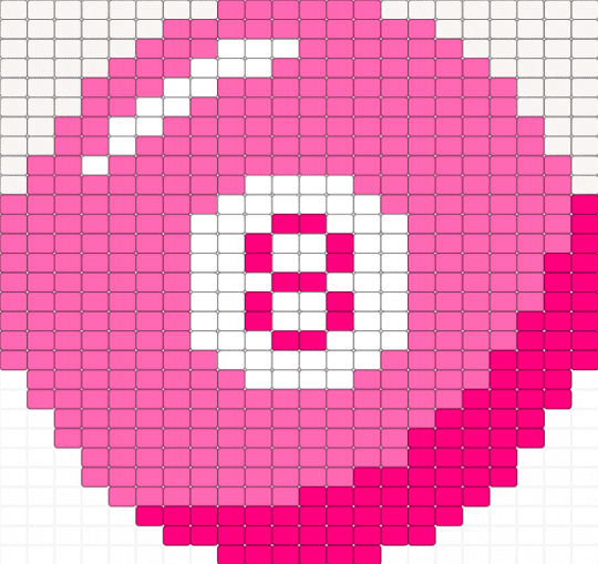 Pink 8-Ball - pink