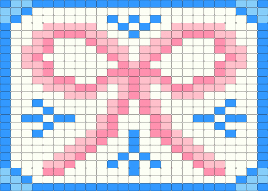 Pink bow - bow, coquette, light blue, pink, pink and blue, ribbon