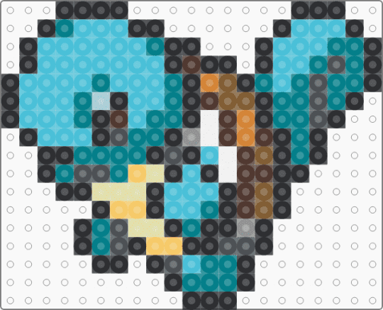 squirtle - light blue, teal