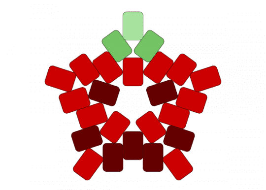 STRAB STAR - brown, red