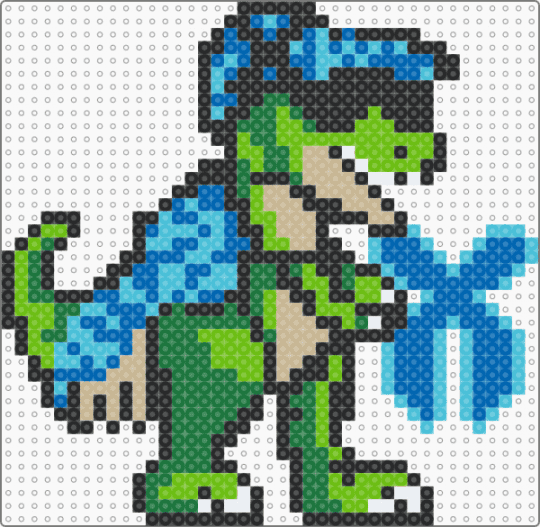 Lost Lands Excision Dino - blue, excision, green