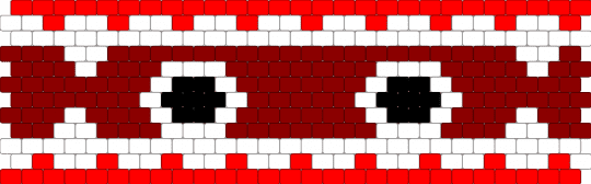 Caine Cuff!!! - red, white