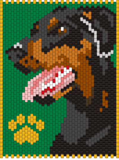 Winnie 2 - brown, green
