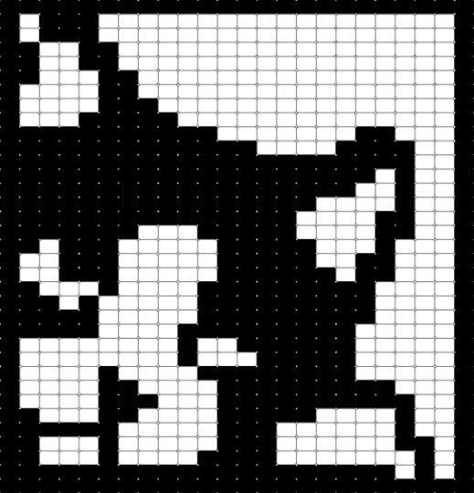 kitty! - black, white