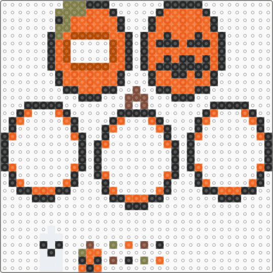 Pumpkin Tamagotchi - black, halloween, orange, pumpkin, spooky, tamagotchi