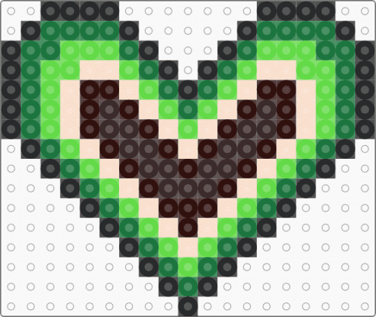 Therian heart - green