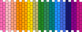 1a - gradient,colorful,stripes,cuff,green,pink,orange