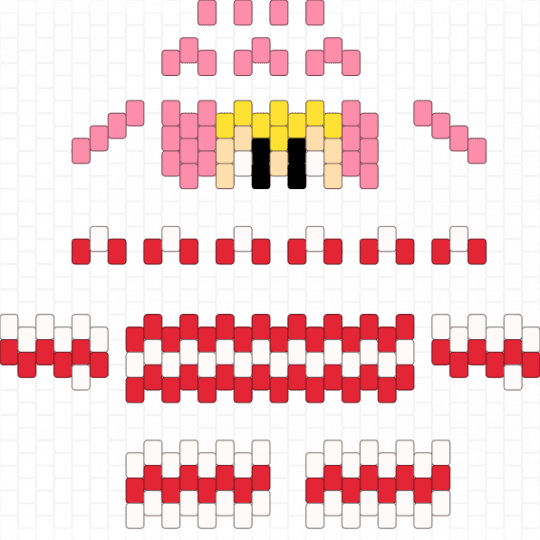popee mini clown! ⊙⁠.⁠☉ - character, clown, mini clown, pink, popee, popee the performer, red, tv show