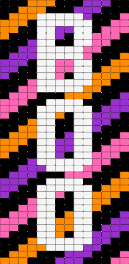 Boo - orange, purple
